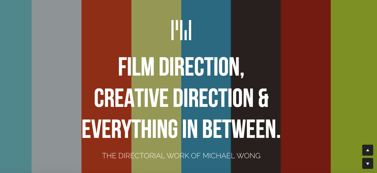 Strikingly user's website, describing the company's services Strikingly user's website, describing the company's services